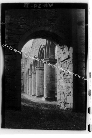 THROUGH ARCHES OF SOUTH AISLE